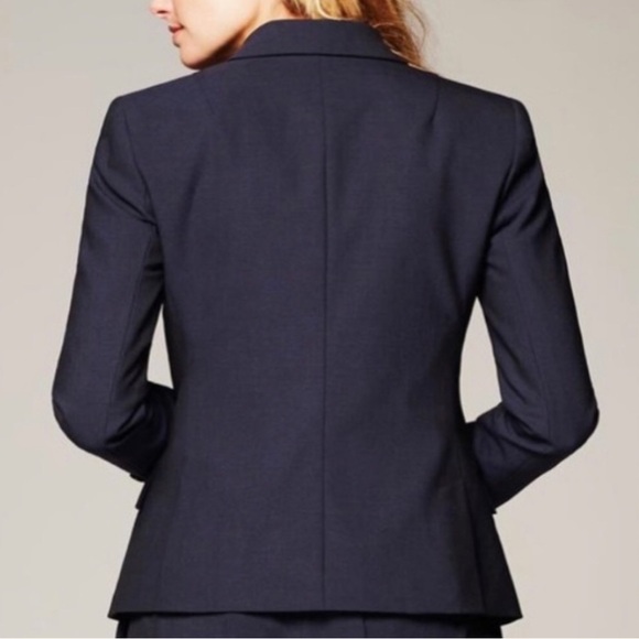 Banana Republic Ryan Fit Tailored Lightweight Wool Blazer Suit Jacket Navy - Picture 2 of 9